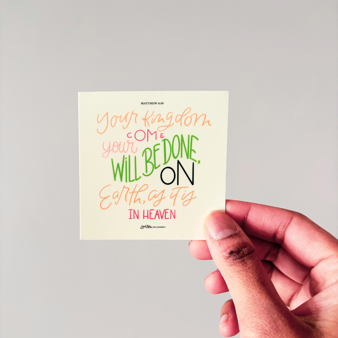 Lord's Prayer - STICKER
