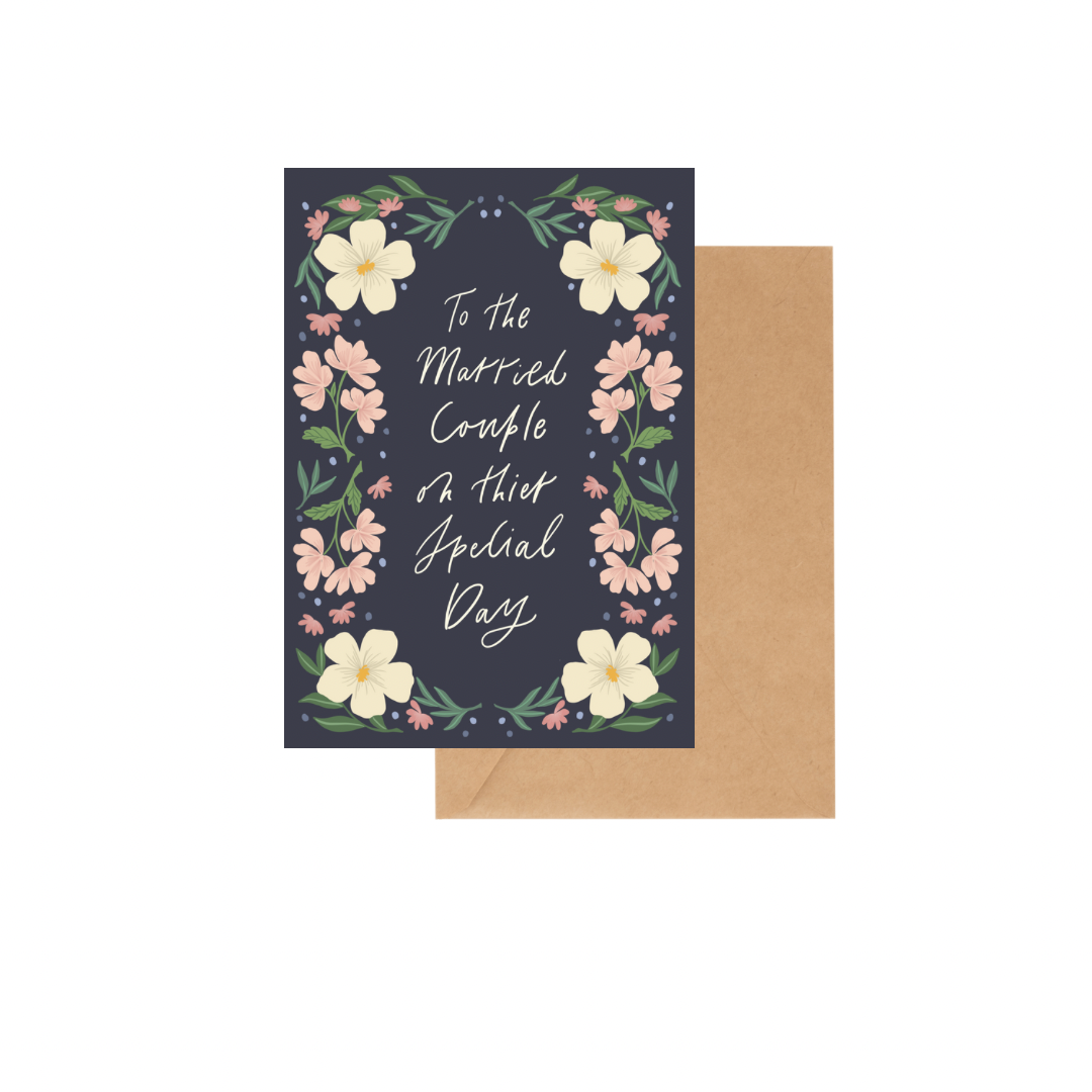 To the Married Couple - GREETING CARD w/ ENVELOPE
