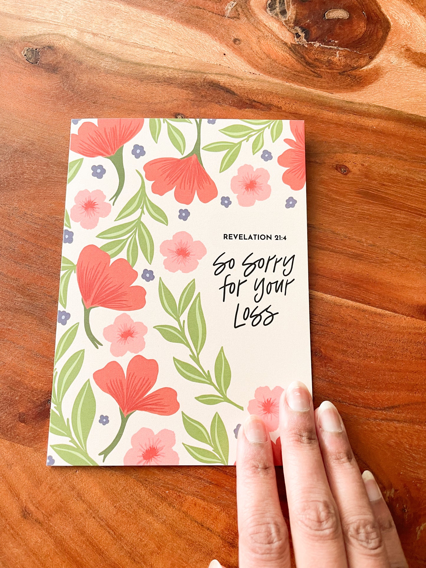 Sorry for Your Loss - GREETING CARD w/ ENVELOPE