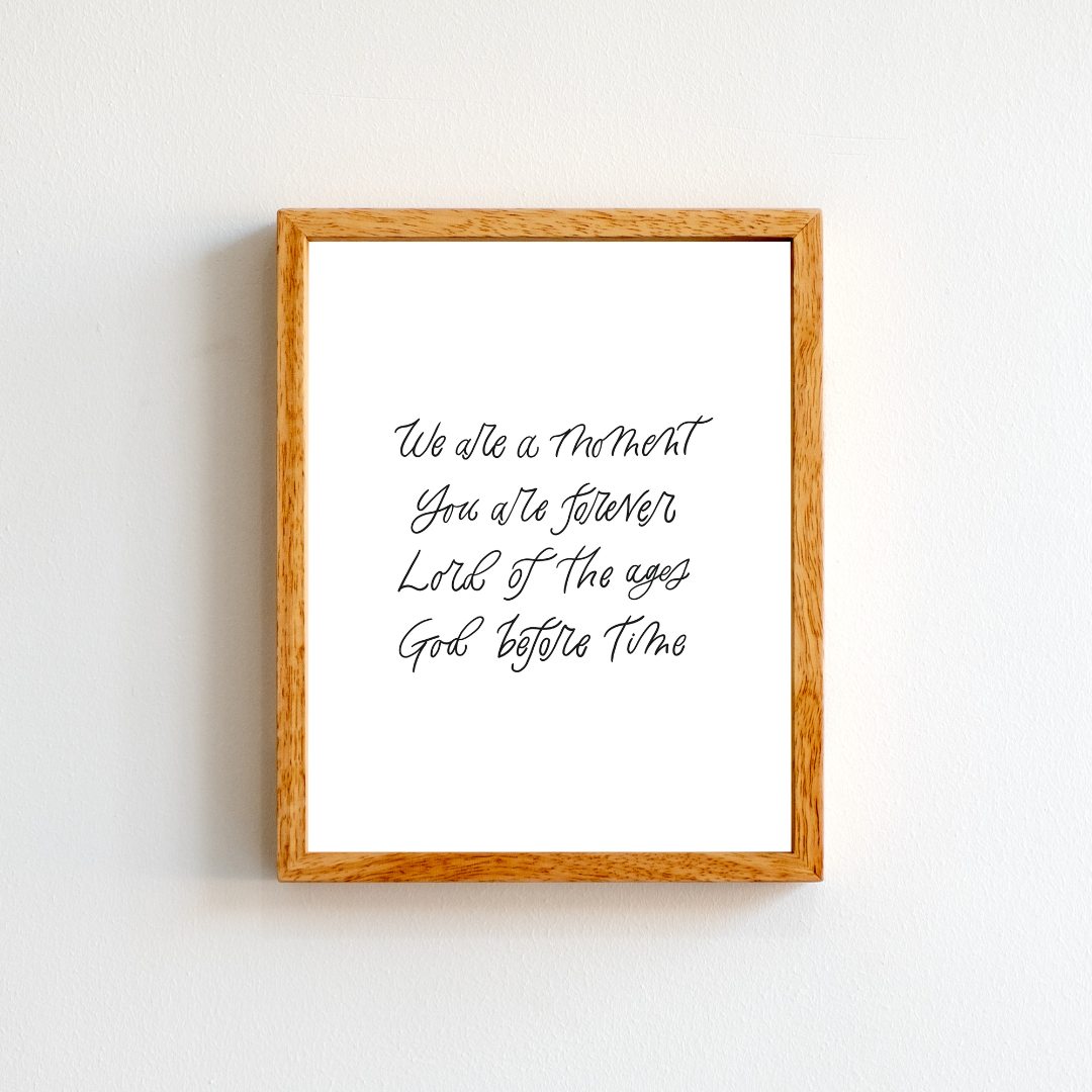 Be Unto Your Name - ART PRINT