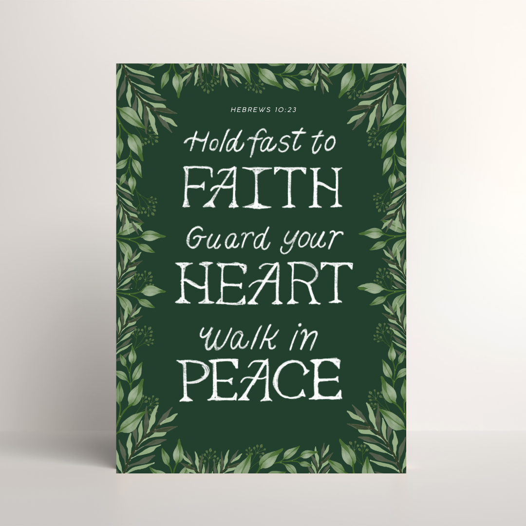 Hebrews 10:23 - ART PRINT