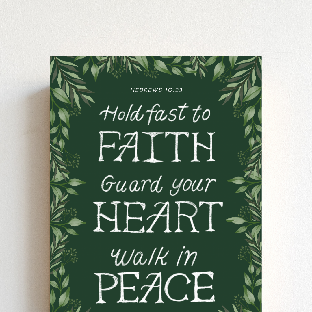 Hebrews 10:23 - ART PRINT
