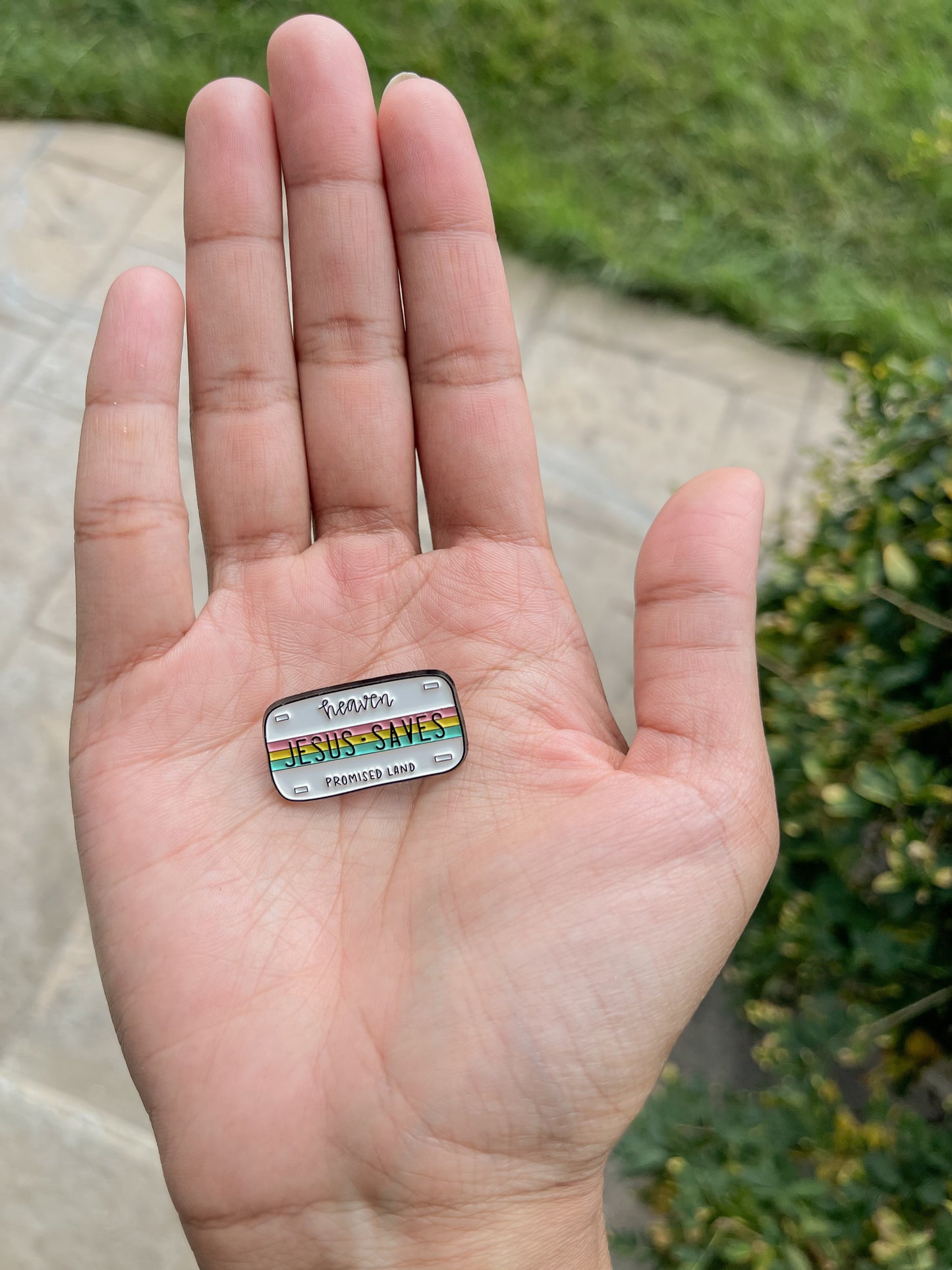 Jesus Saves - ENAMEL PIN