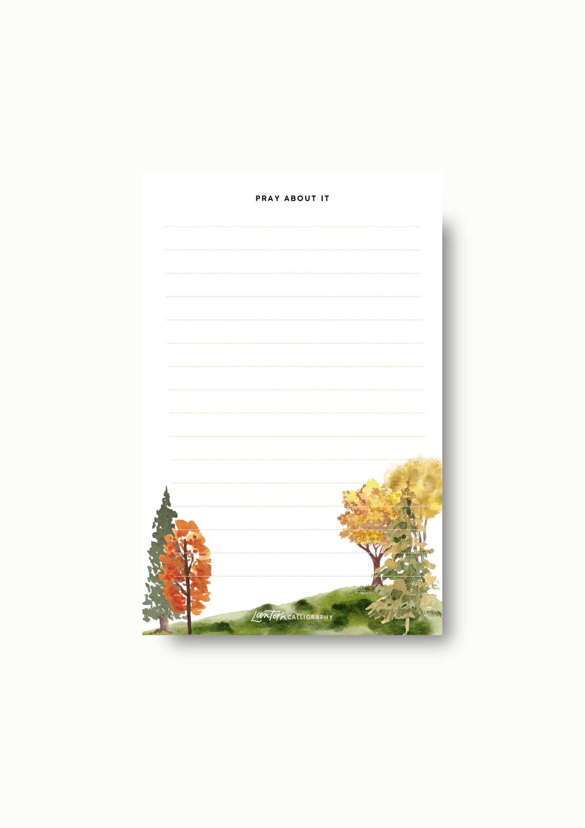 Pray About It - NOTEPAD