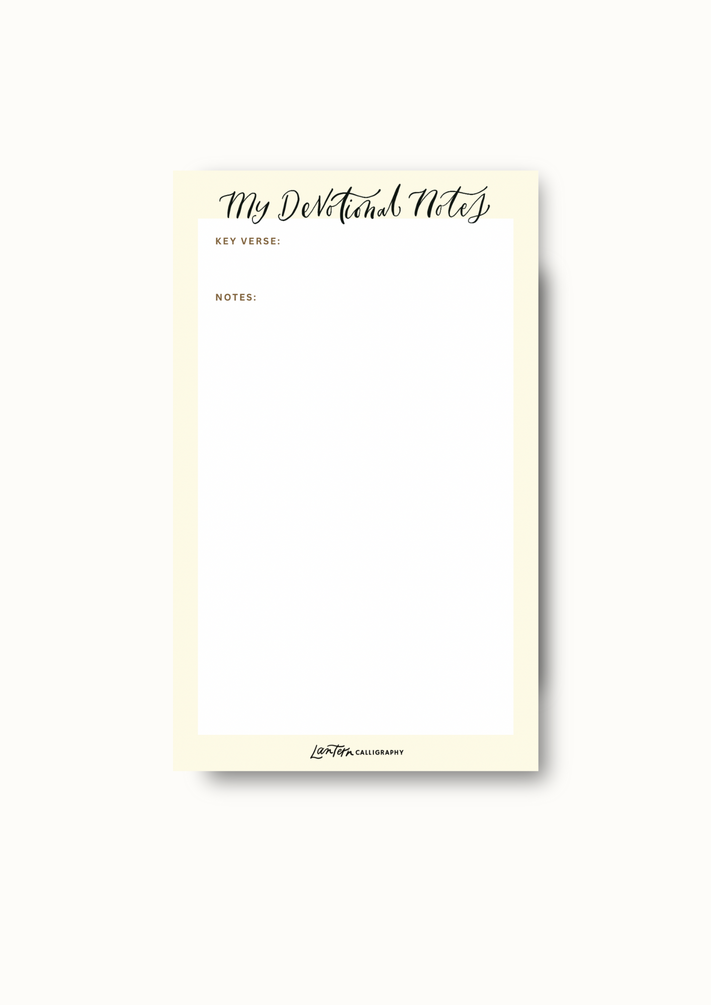 Devotional Notes (GENERIC) - NOTEPAD