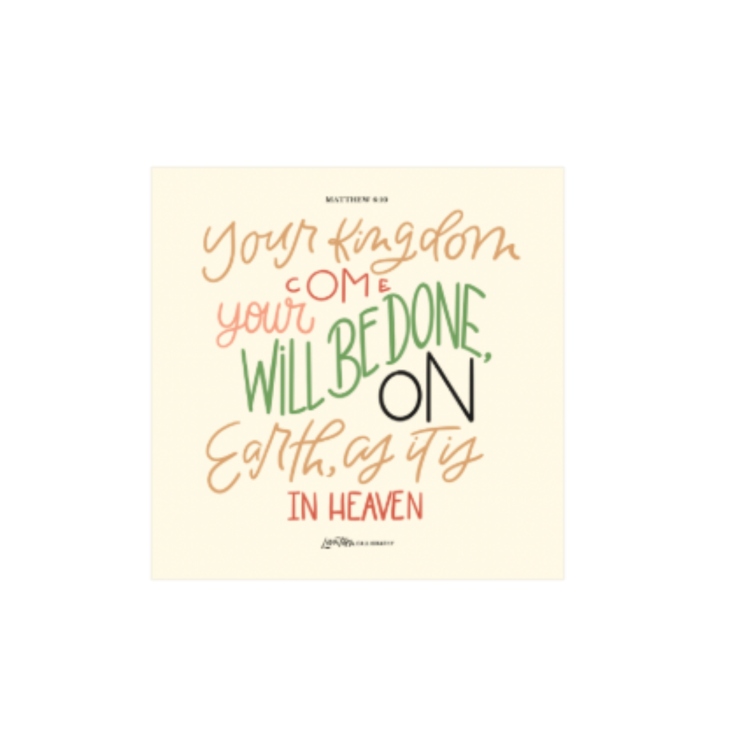 Lord's Prayer - STICKER