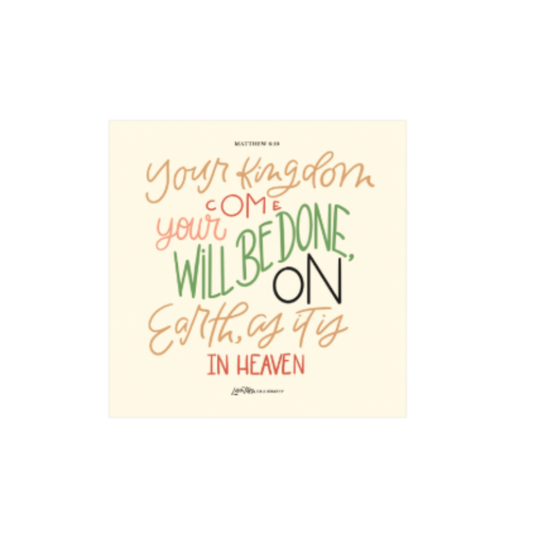 Lord's Prayer - STICKER