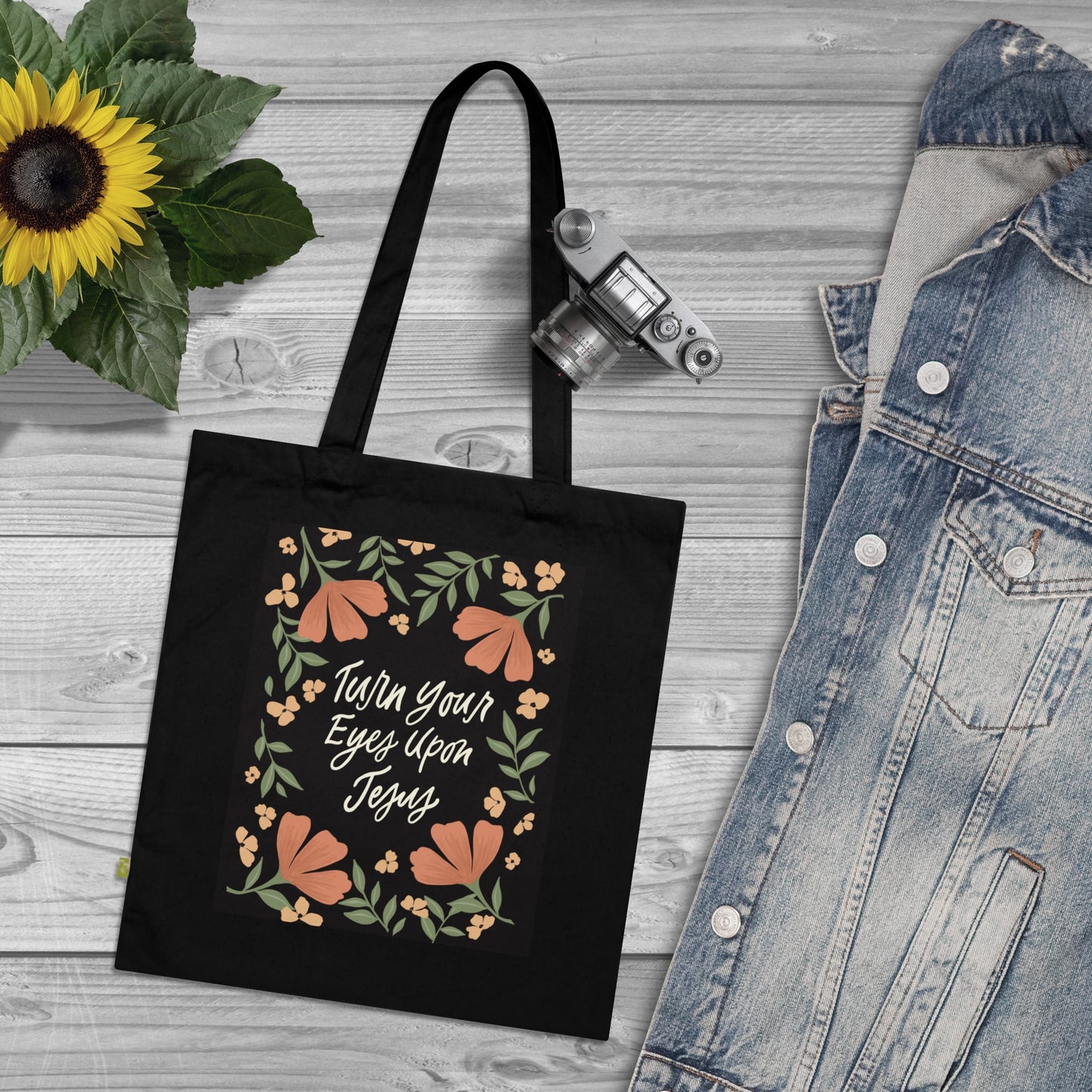 Turn your eyes upon Jesus - TOTE BAG