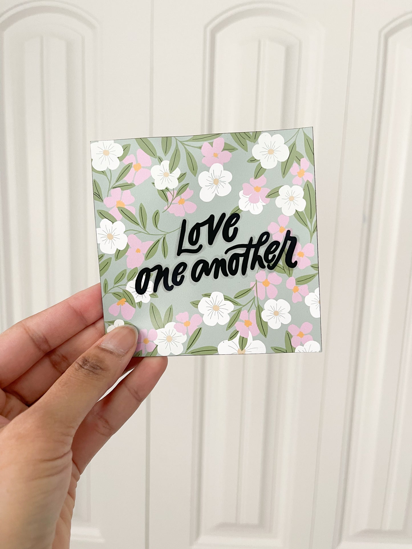 Love one another - FRIDGE MAGNET