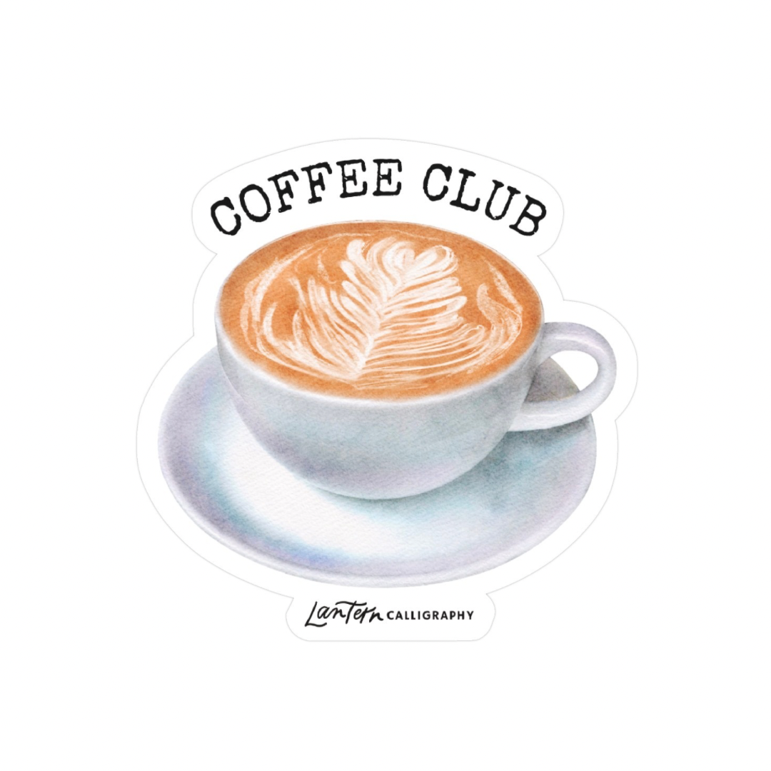 Coffee Club - STICKER