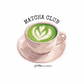 Matcha Club - STICKER