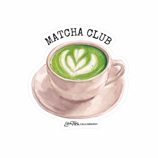 Matcha Club - STICKER