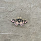 Peach, Black and Pink Butterfly - ENAMEL PIN