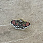 Red, Black and Green Butterfly - ENAMEL PIN