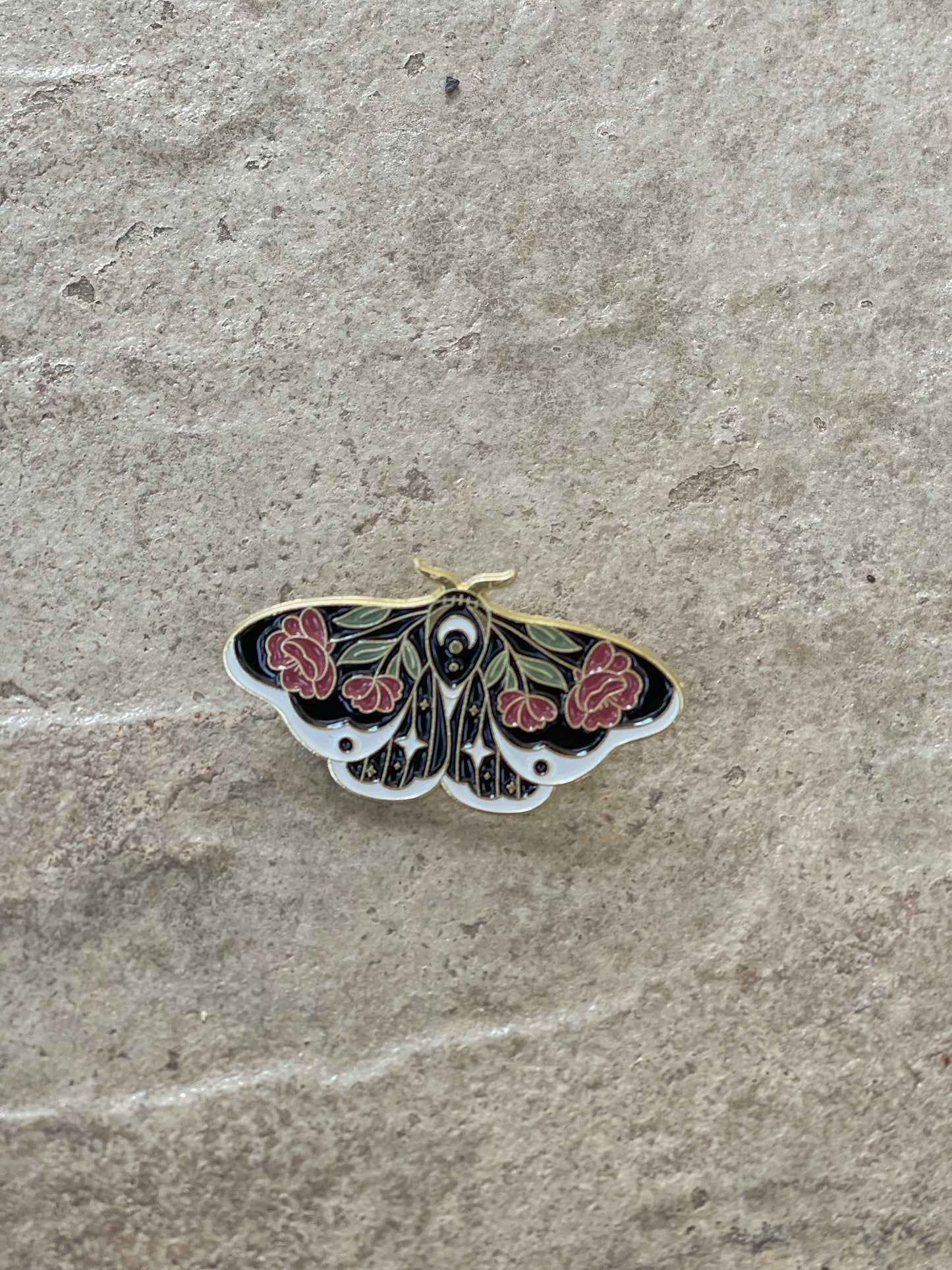 Red, Black and Green Butterfly - ENAMEL PIN