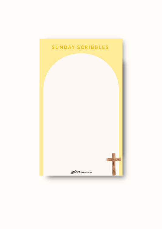 Sunday Scribbles - NOTEPAD