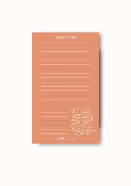 Bible Notes - NOTEPAD