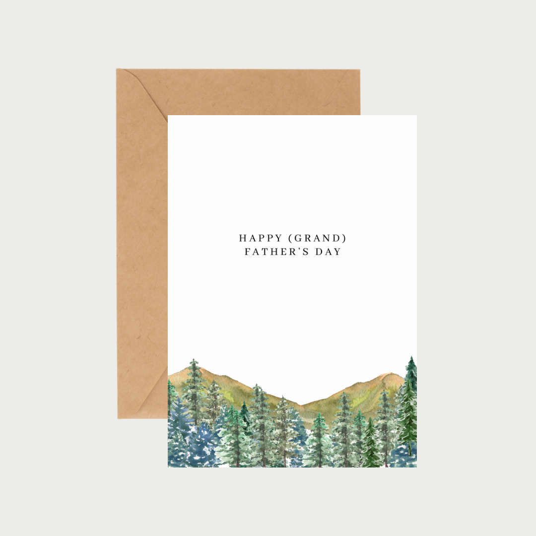 Happy (Grand) Father’s Day - GREETING CARD w/ ENVELOPE