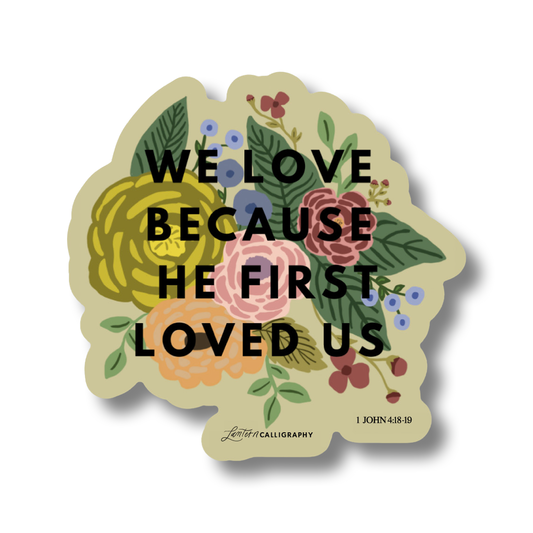 We Love - STICKER