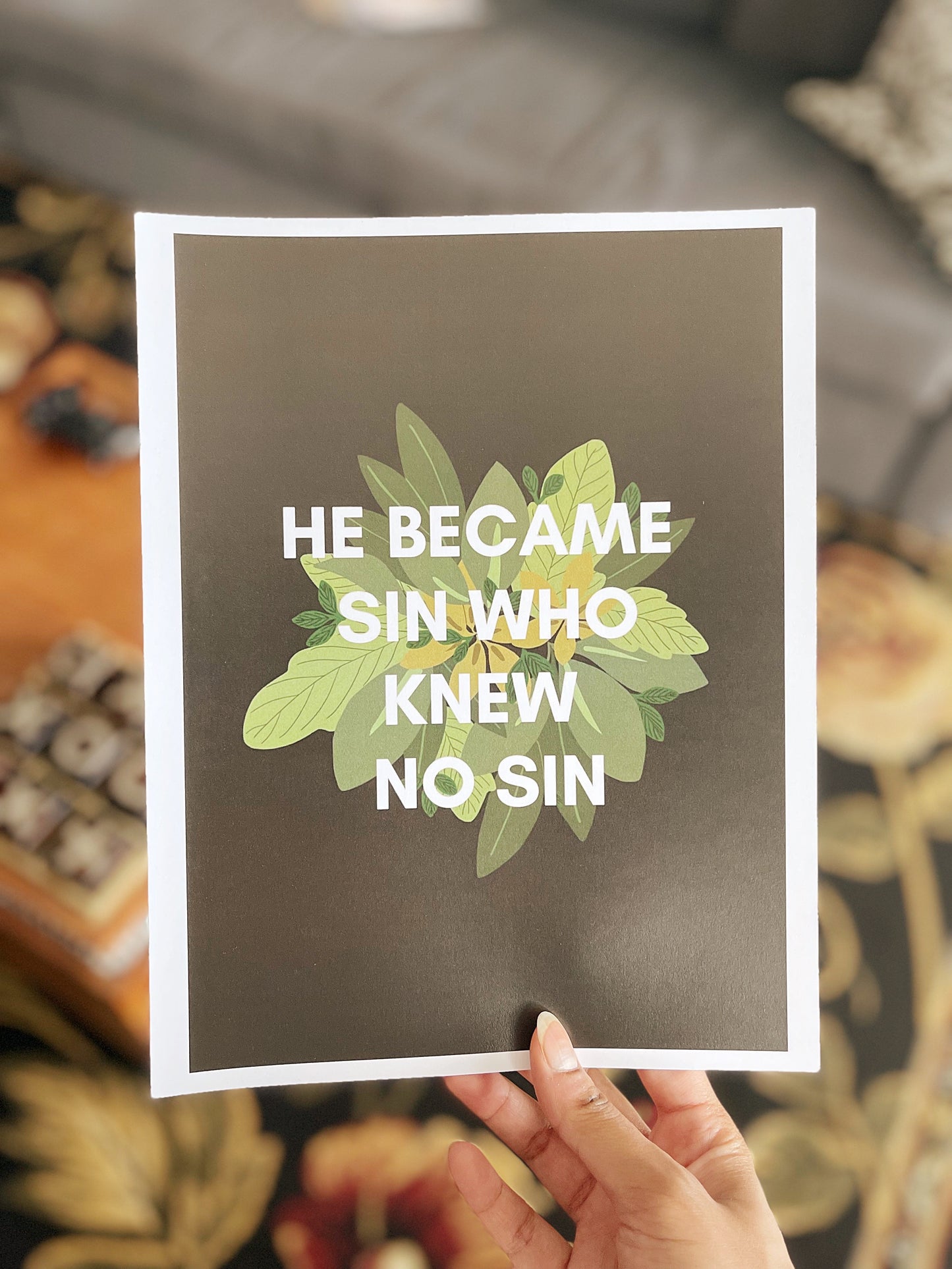 He became Sin - ART PRINT