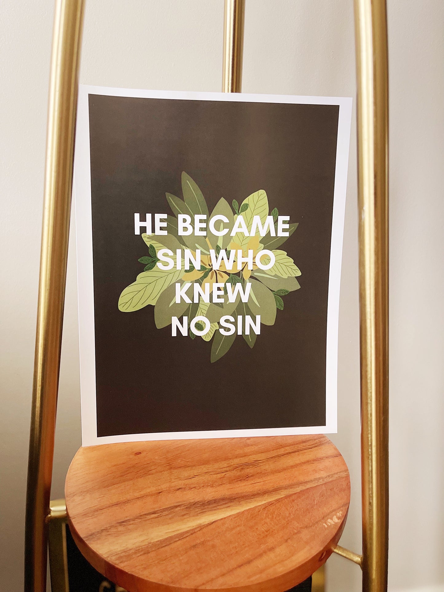 He became Sin - ART PRINT