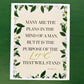 Proverbs 19:21 - ART PRINT