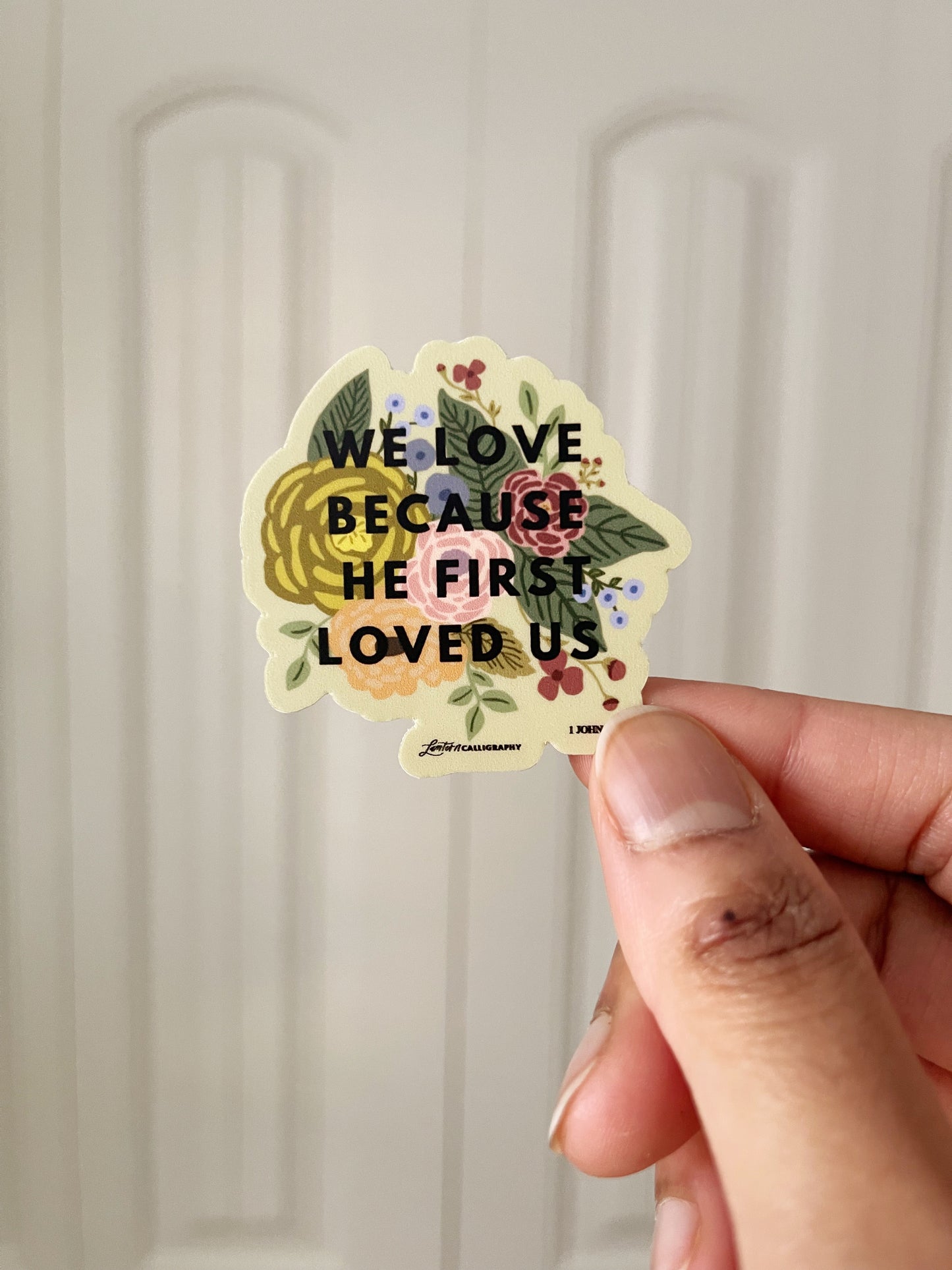 We Love - STICKER