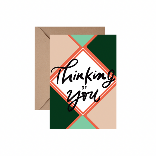 Thinking of You - GREETING CARD w/ ENVELOPE